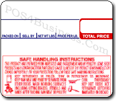 CAS Scale Labels - LP-1000 & LP-II - LST-8030