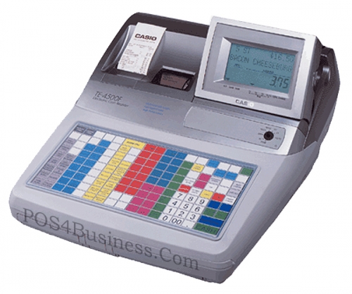 Casio te 4500 cash register form