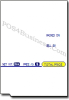 TEC Scale Labels - SL-57, SL-66, SL-6600 - LST-2540